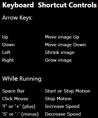 Keyboard Controls